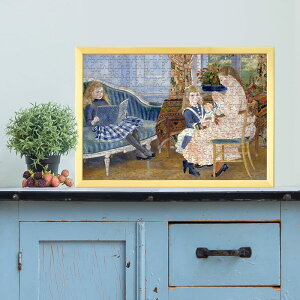 ヴァルジュモンの子どもたちの午後 ピエール=オーギュスト・ルノワール 0115 ジグソーパズル パズル 300ピース 程 ジグソー おしゃれ 名画 遊ぶ オフライン 子供 高齢者 難易度 難しい 人気