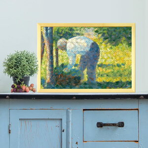 庭師 ジョルジュ・スーラ 0134 ジグソーパズル パズル 300ピース 程 ジグソー おしゃれ 名画 遊ぶ オフライン 子供 高齢者 難易度 難しい 人気 インテリア 安い コツ プレゼント ギフト イラス