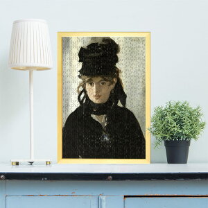 すみれのブーケをつけたベルト・モリゾの肖像 エドゥアール・マネ 0169 ジグソーパズル パズル 300ピース 程 ジグソー おしゃれ 名画 遊ぶ オフライン 子供 高齢者 難易度 難しい 人気 インテ