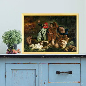 ダンテの小船 ウジェーヌ・ドラクロワ 0323 ジグソーパズル パズル 300ピース 程 ジグソー おしゃれ 名画 遊ぶ 子供 高齢者 難易度 難しい 人気 インテリア 安い コツ プレゼント ギフト イラス