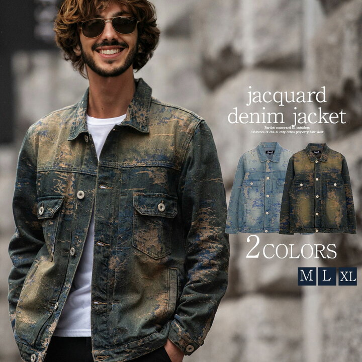 楽天市場】イケオジ ダメージ デニムジャケット メンズ 40代 おしゃれ  