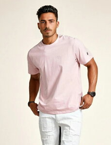 40代 50代 メンズ Tシャツ ダンディ おやじ ちょいワル おしゃれ ブランド 半袖 半袖Tシャツ ワンポイント ハート トップス ロゴ ラインストーン ストレッチ 伸縮性 白T 白 黒 春 夏 LUXE/R ラグジ