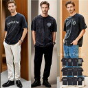 イケオジ ちょいワル メンズ ファッション Tシャツ おしゃれ 40代 50代 ブランド 半袖Tシャツ プリント ロゴ ヴィンテージ ビンテージ ユーズド 古着風 カットソー クルーネック 黒 色落ち ウォッシュ 綿 コットン シンプル 中年男性 服 春 夏