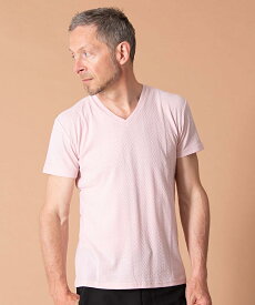 楽天市場 Tシャツ メンズ Vネック ピンクの通販