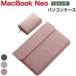 Apple MacBook Neo 13�C���` �P�[�X 2026���f�� PU���U�[�� �d�����[�|�[�`�t�� ���X�����̏o����O�o���̎����^�тɕ֗��ȃo�b�O�^ �}�b�N�u�b�N PC�o�b 13�^ �l�I