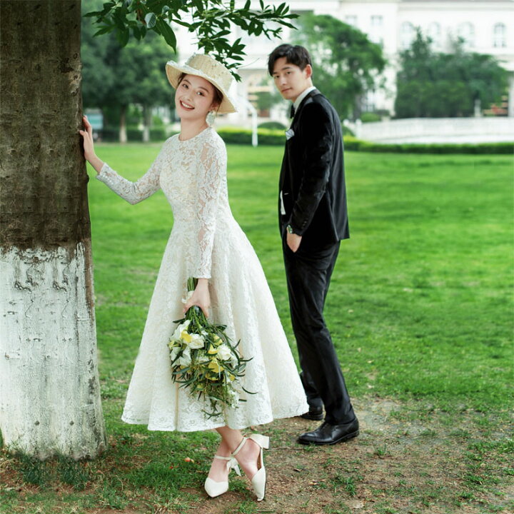 楽天市場】ウェディングドレス 花嫁 二次会 海外挙式 リゾート  