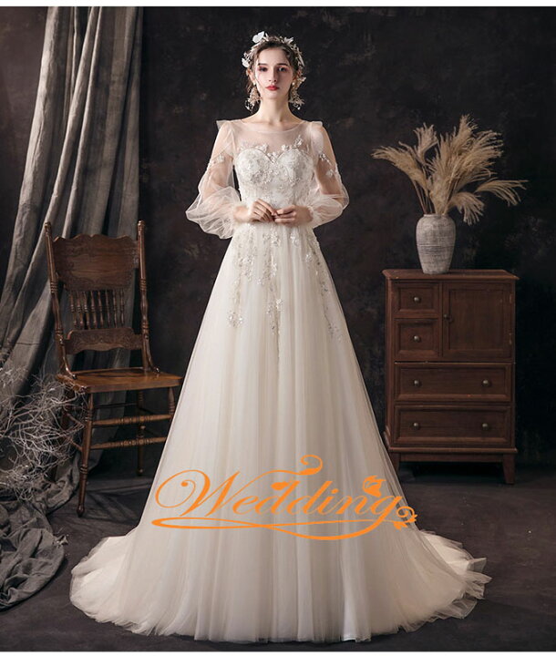 楽天市場】ウェディングドレス 花嫁 二次会 海外挙式 前撮り シンプル  