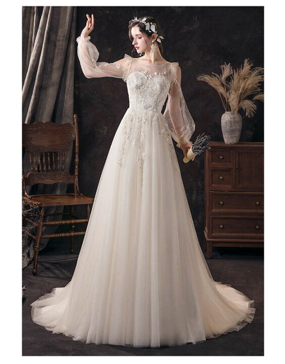 楽天市場】ウェディングドレス 花嫁 二次会 海外挙式 前撮り シンプル  