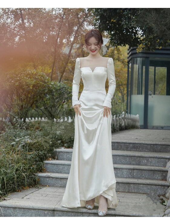 特価】 パーティードレス 演奏会ドレス マーメイドドレス 韓国 結婚式 ロング 花柄