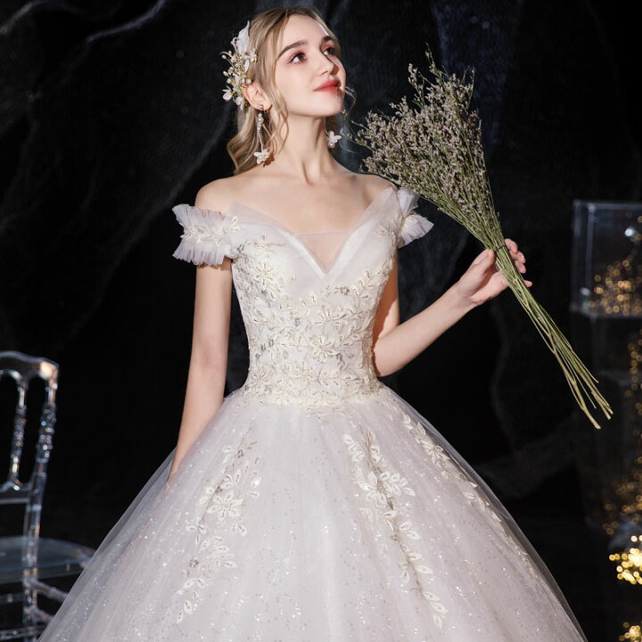 楽天市場】ウェディングドレス ウエディングドレス カラードレス オフ  