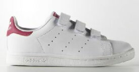 アディダス　adidasキッズ　オリジナルス スタンスミスコンフォートSTAN SMITH CF Cランニングホワイト/ランニングホワイト/ボールドピンク