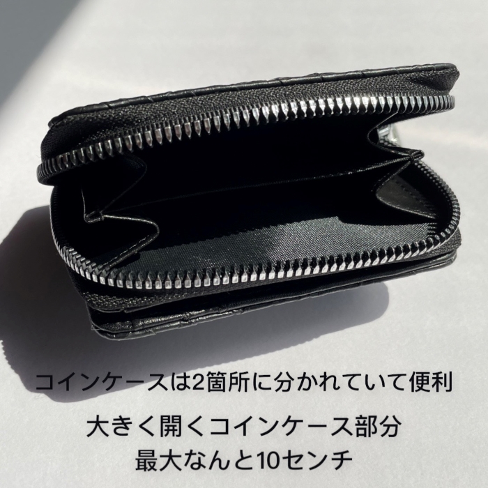 折り財布 二つ折り財布 メンズ メッシュデザイン ファスナータイプ