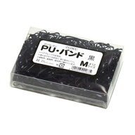 【1個】【ネコポス発送】ローレル フローラ PUバンド #12 Mサイズ 40g 黒【倉庫C】