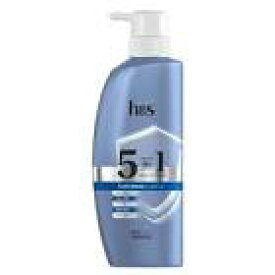 【ケース販売・1ケース10個入り】h＆s　5in1　クールクレンズ　シャンプー　ポンプ（340g）【P&G】【ヘアケア・インバス・スキンケア】