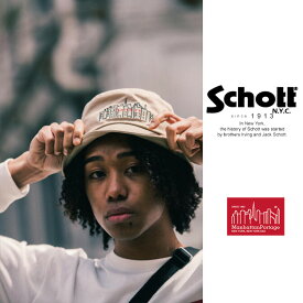 ★SALE |『Schott×ManhattanPortage』/ショット×マンハッタンポーテージコラボ/EMBROIDERYBUCKETHAT/刺繍バケットハット※セール品につき交換返品不可