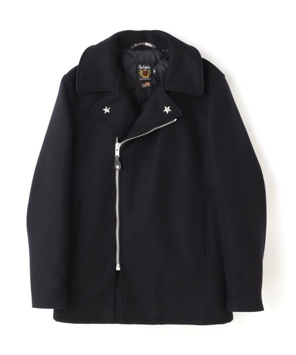 楽天市場】Schott/ショット 公式通販 |766US MELTON ZIP UP P-COAT 