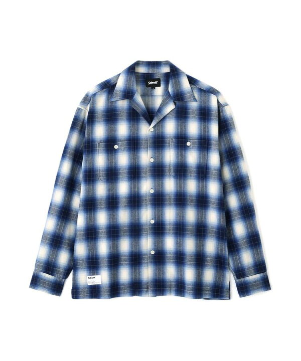 楽天市場】Schott/ショット 公式通販 | OMBRE CHECK FLANNEL LS SHIRT 