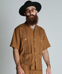 Schott/�V���b�g �����ʔ� |LINEN GUAYABERA SHIRT/���l�� �O�A�e�}���V���c