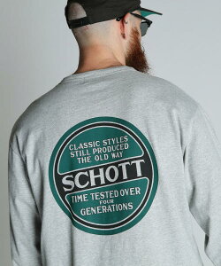 Schott/�V���b�g �����ʔ� |LS CIRCLE LOGO T-SHIRT/�T�[�N�����O ����T