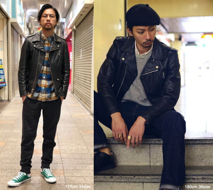 楽天市場 Schott ショット 公式通販 アメリカ製ライダースジャケット ショットの定番ワンスターレザジャケット 着丈の長いトールver 613ust Onestar Tall本革 牛革 アメリカ製 Uas ブランド 有名 定番 おすすめ Schott