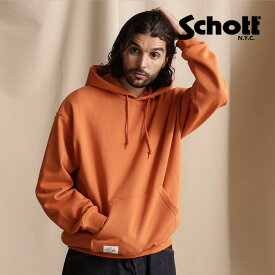 Schott/ショット 公式通販・オンライン/DEPOT限定 | -BLANK HOODED SWEAT/ブランク パーカー スウェット 長袖 カットソー 23FW