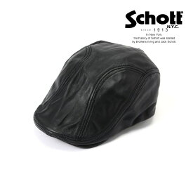 Schott/ショット 公式通販 |LEATHER HUNTING CAP/レザー ハンチング キャップ