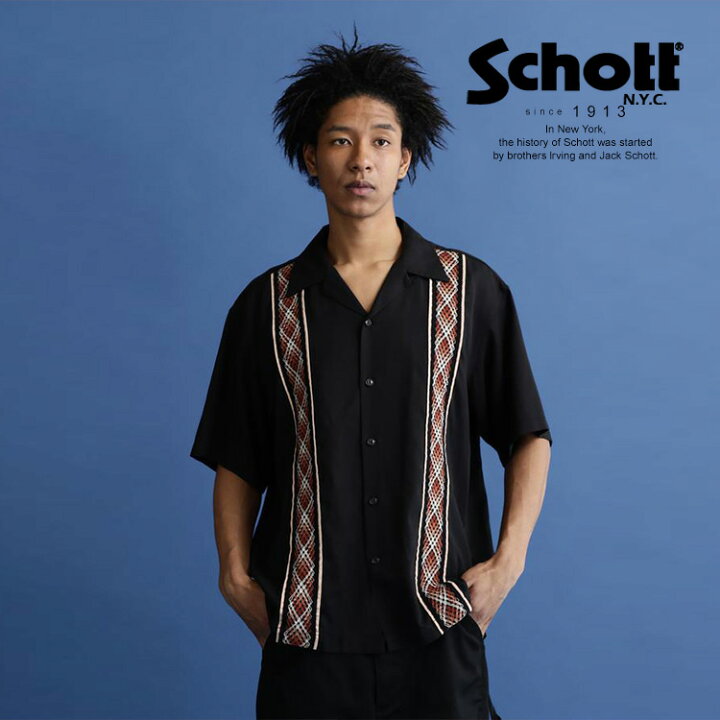 楽天市場】☆SALE |Schott/ショット 公式通販 |LINE 2TONE SS SHIRT 