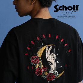 ★SALE |Schott/ショット 公式通販 |S/S T-SHIRT "SOUVENIR EMBROIDERED"/スーベニア 刺繍 Tシャツ