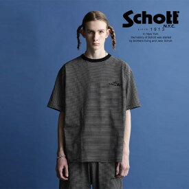 Schott/ショット 公式通販 |BLIND STRIPE T-SHIRT/ブラインド ストライプ Tシャツ