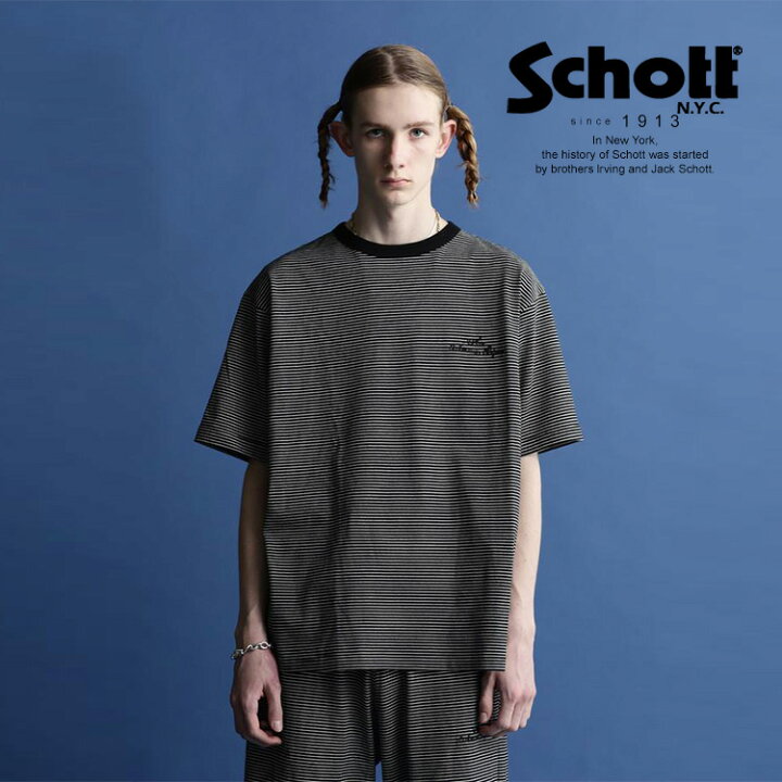 楽天市場】Schott/ショット 公式通販 |BLIND STRIPE T-SHIRT 