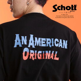 ★SALE |Schott/ショット公式通販|WEB LIMITED|T-SHIRT AN AMERICAN ORIGINAL/Tシャツ" アメリカン オリジナル" 半袖カットソー 23ss※セール品につき交換返品不可