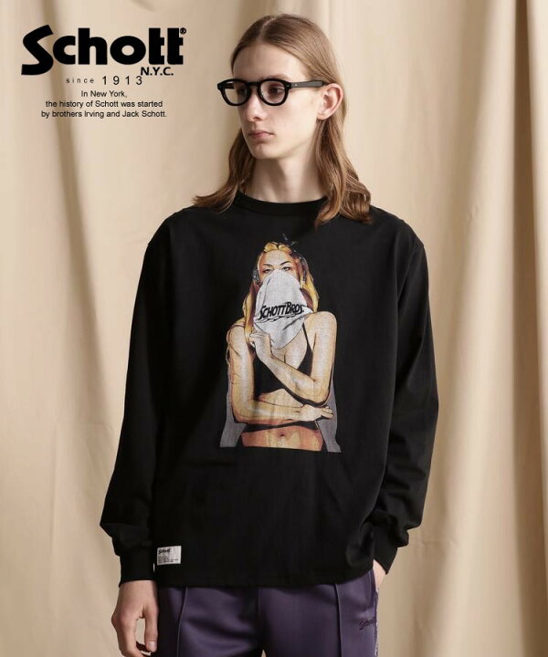 楽天市場】☆SALE |Schott/ショット 公式通販 | LS T-SHIRT PINNUP 