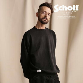 ★SALE |Schott/ショット 公式通販 |WEB LIMITED/BLANK FADE SWEAT/ブランクフェード スウェット　23FW