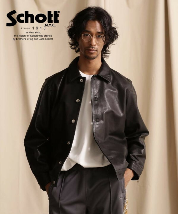楽天市場】Schott/ショット 公式通販 |GOAT NEWBIE LEATHER JACKET 