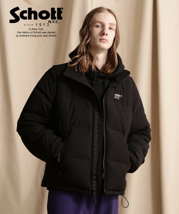 楽天市場】☆SALE |Schott/ショット 公式通販 |2WAY 2TONE DOWN JACKET 