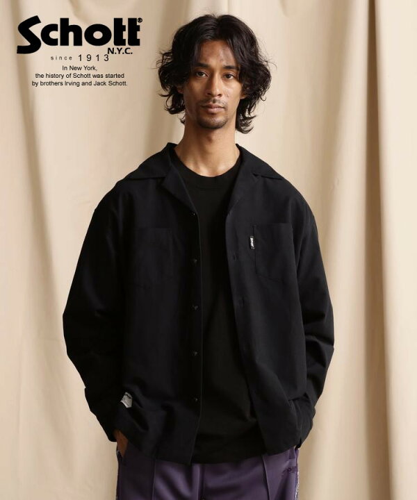 楽天市場】☆SALE |Schott/ショット 公式通販 |LS NEL SHIRT PLAIN 