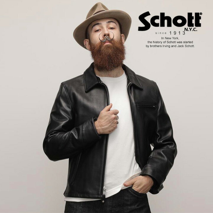 楽天市場】Schott/ショット 公式通販 |103US TRUCKER JACKET/レザー 