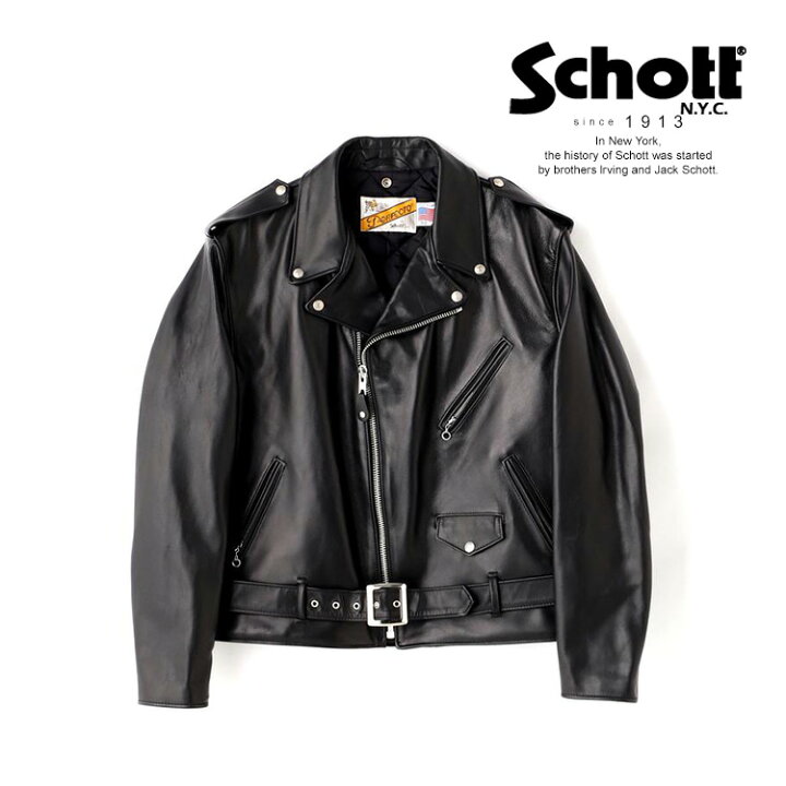 楽天市場】Schott/ショット 公式通販 |618 RIDERS/ライダース レザー 