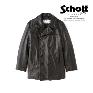 ショット(schott) レザー pコート メンズレザージャケット・革ジャン 