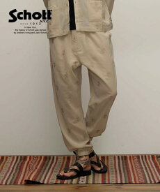 Schott/ショット 公式通販 |SLUB CHIFFON PANTS "FAMILY CREST"/スラブシフォン パンツ "ファミリークレスト"