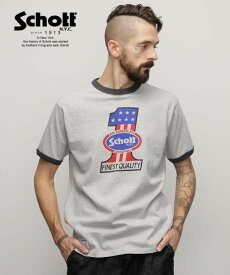 Schott/ショット 公式通販 |HEATHER TRIM T-SHIRT"NO.1 AMERICAN"/ヘザートリムTシャツ "ナンバーワン アメリカン"