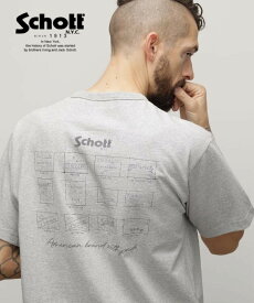 Schott/ショット 公式通販 |T-SHIRT "ARCHIVE STAMPS"/Tシャツ "アーカイブスタンプ"