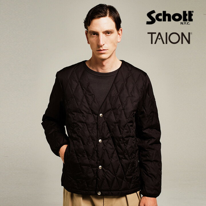 楽天市場】Schott/ショット 公式通販 |xTAION/タイオン/DOWN JACKET 