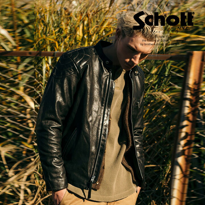 楽天市場】Schott/ショット 公式通販 |PADDED SINGLE RIDERS/パデット 