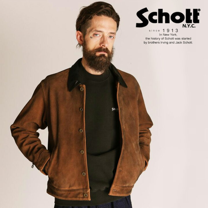 楽天市場】Schott/ショット 公式通販 | NEWBIE SUEDE LEATHER JACKET 