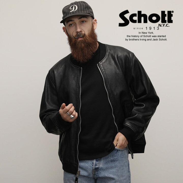 楽天市場】Schott/ショット 公式通販 |LEATHER JACKET BOWERY/レザー 