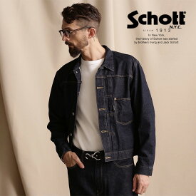 Schott/ショット 公式通販 |直営店限定 |1st DENIM JACKET/デニム ジャケット Gジャン アウター インディゴ 長袖