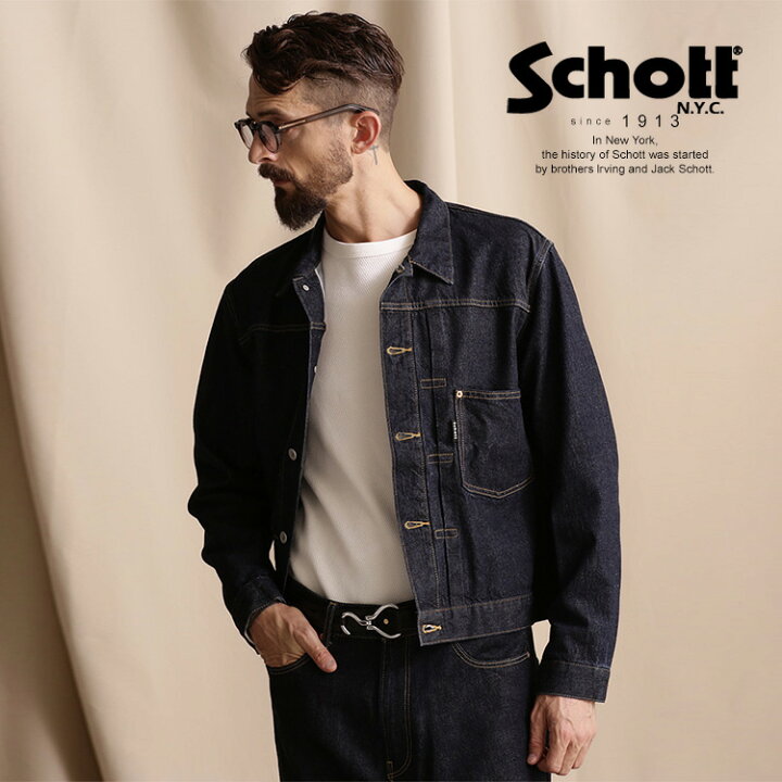 楽天市場】Schott/ショット 公式通販 |直営店限定 |1st DENIM JACKET  