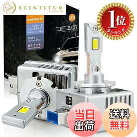 【送料無料】【楽天ランキング1位獲得】BLUESEATEC【2025新型モデル】D8S D8R LED ヘッドライト 車検対応 ポン付け45W 純正HID用LED化キット バルブ交換タイプ 静音ファン付き 配線レス6500k 純正