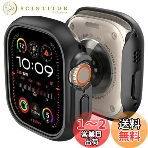 yzSpigen Apple Watch Ultra2 P[X/Apple Watch Ultra P[X 49mm Ή  Ռ z ȈՒE ^ Vv X y یJo[ VEtBbg ACS05458 (ubN)
